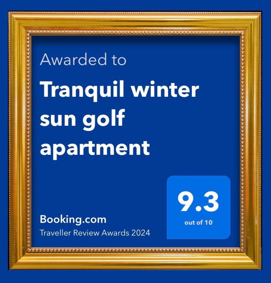 Tranquil Self Catering Golf Course Apartment Alicante Exterior foto